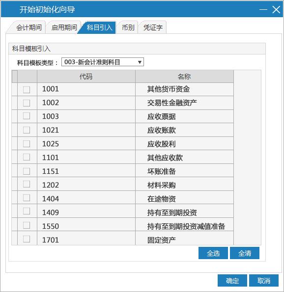 物业财务管理系统科目引入